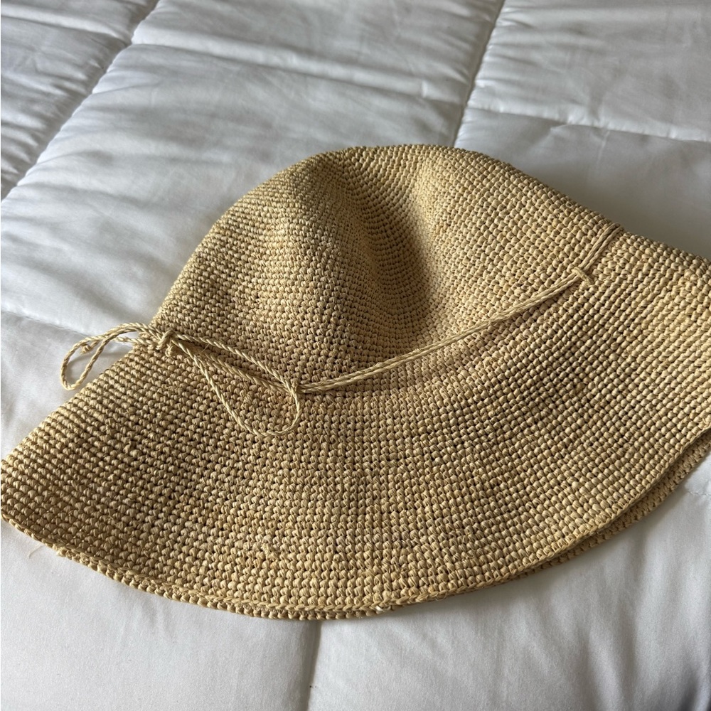 Helen Kaminski raffia hat.